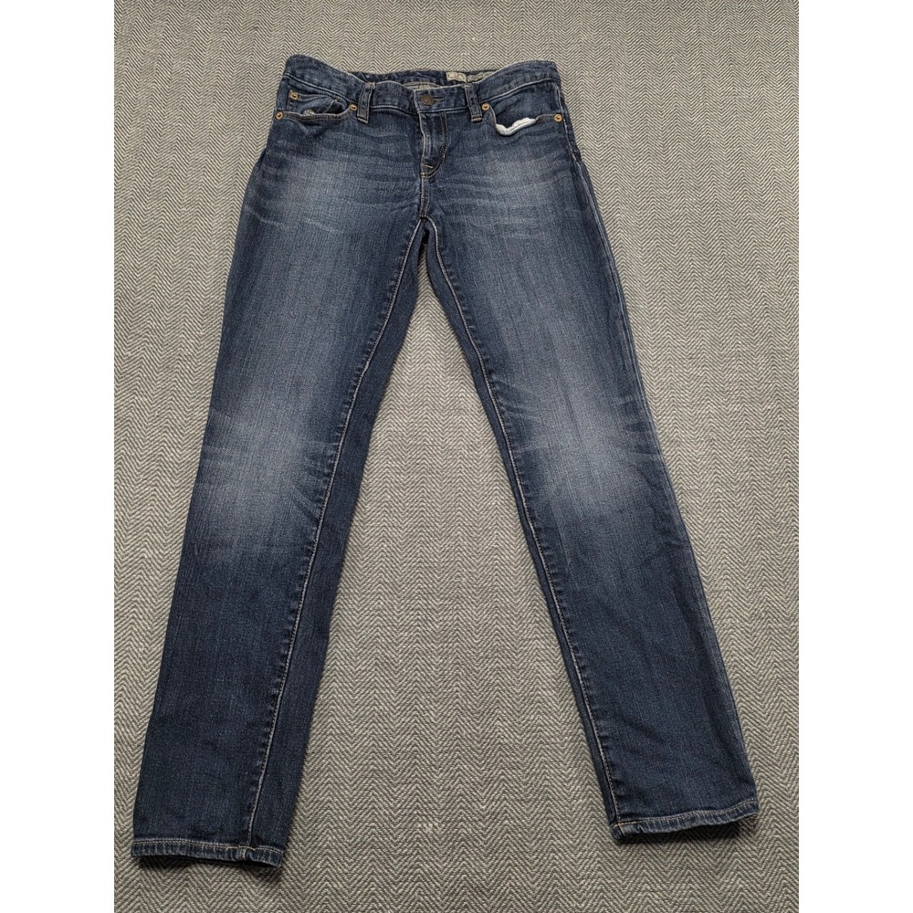 Ralph Lauren‎ Bowery Skinny Jeans Women Size 10 Dark Wash Denim Cotton Blend